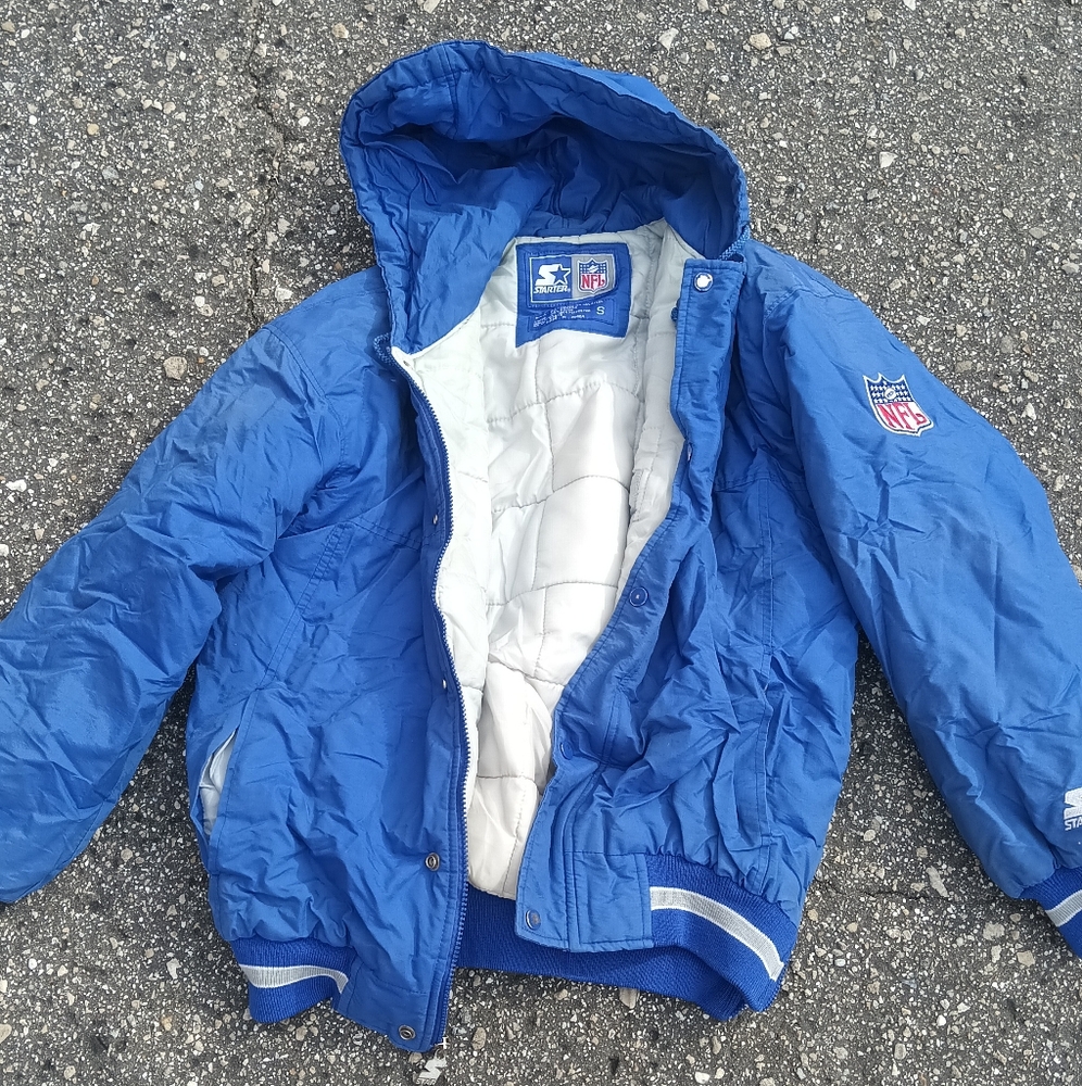 Vintage Dallas Cowboys Jacket Starter Big Star 90s Puffer Mens